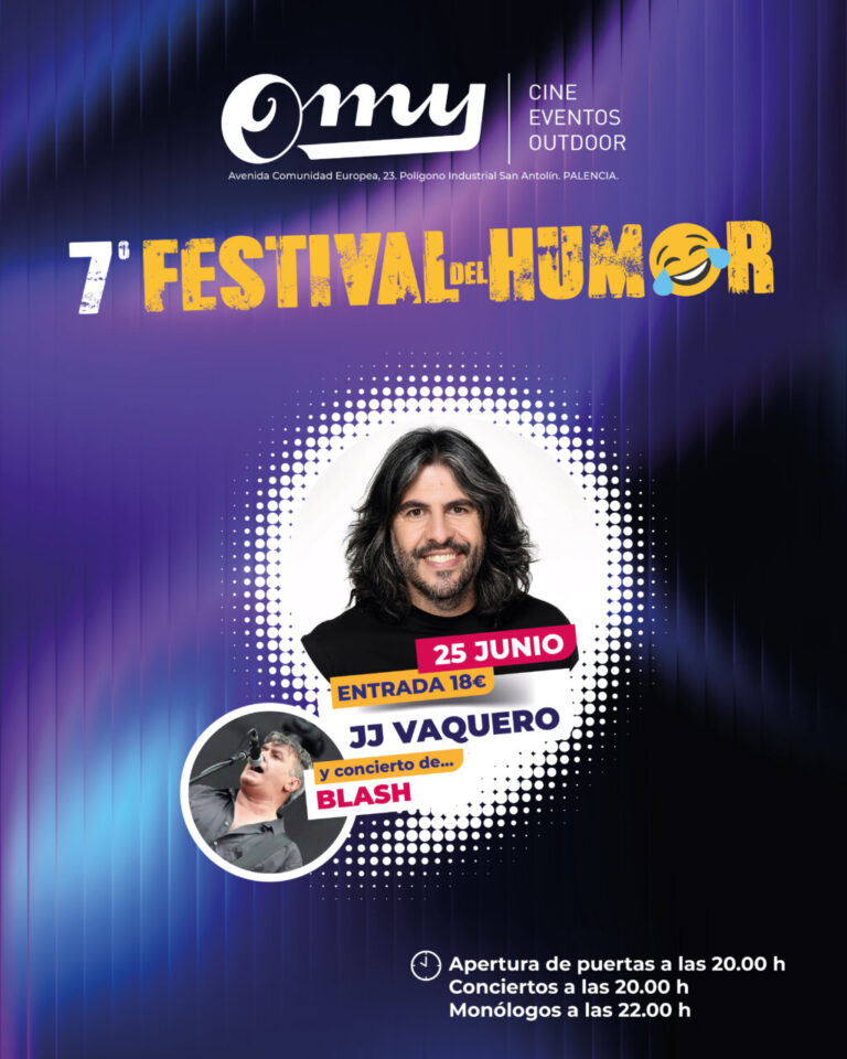 Cartel del festival del humor con JJ Vaquero y Blash