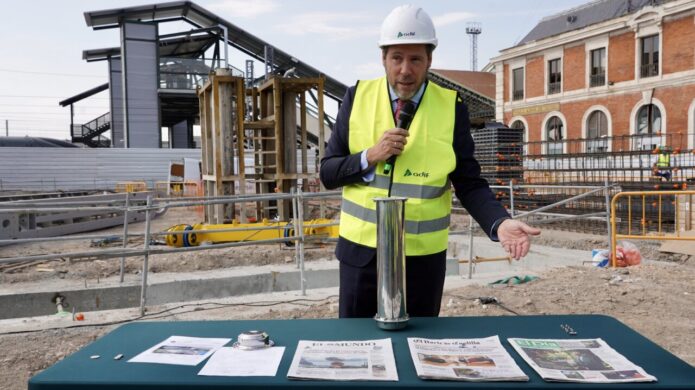 Ministro Puente en la inauguración de la estación de trenes en Valladolid