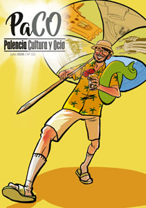 Portada de la revista PaCO con ilustración colorida y personaje divertido