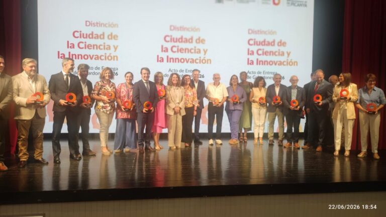 Entrega de galardones a Palencia y Baltanás como Ciudades de la Ciencia y la Innovación