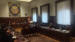 Reunión del pleno de la Diputación de Palencia.