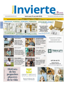 Portada del periódico Palencia Invierte de junio 2026 con anuncios y reportajes.