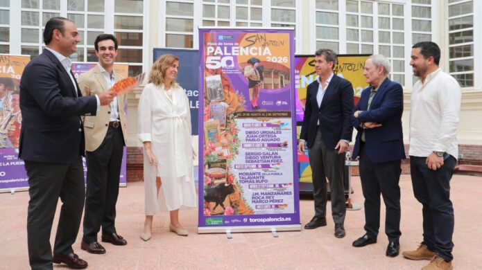 Presentación de carteles para la Feria de San Antolín en Palencia