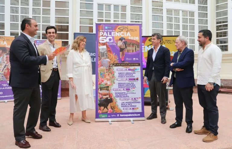 Presentación de carteles para la Feria de San Antolín en Palencia