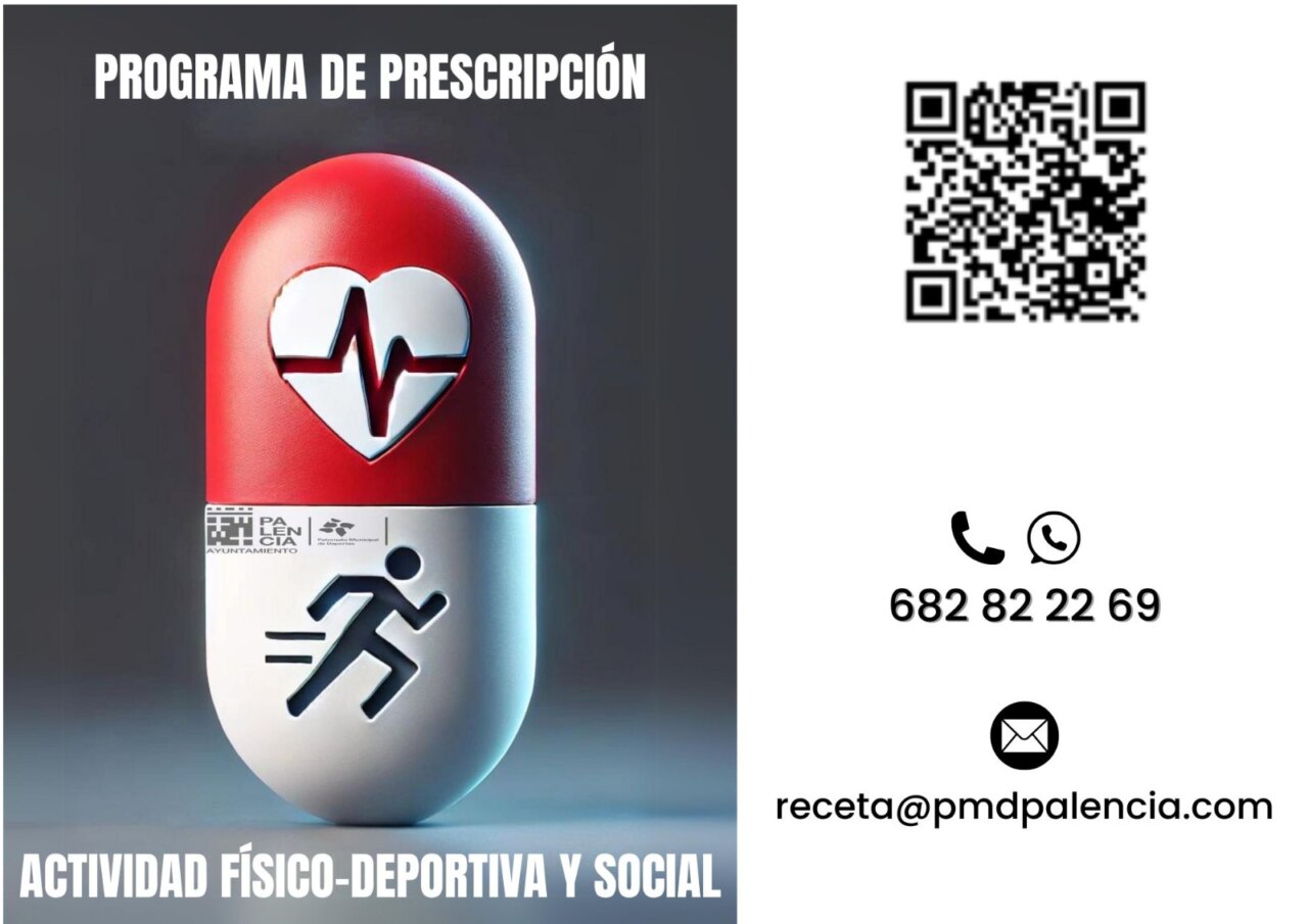Píldora con símbolo de corazón y figura corriendo, programa de salud