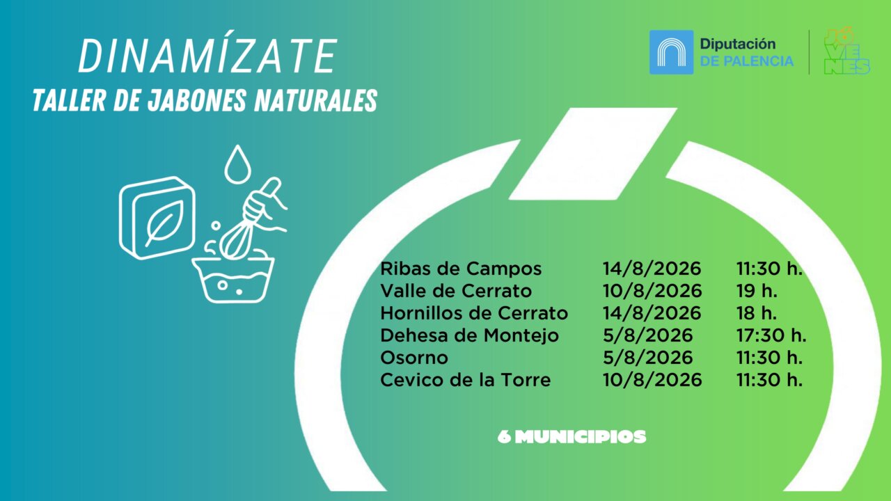 Taller de jabones naturales en el programa de dinamización juvenil de verano