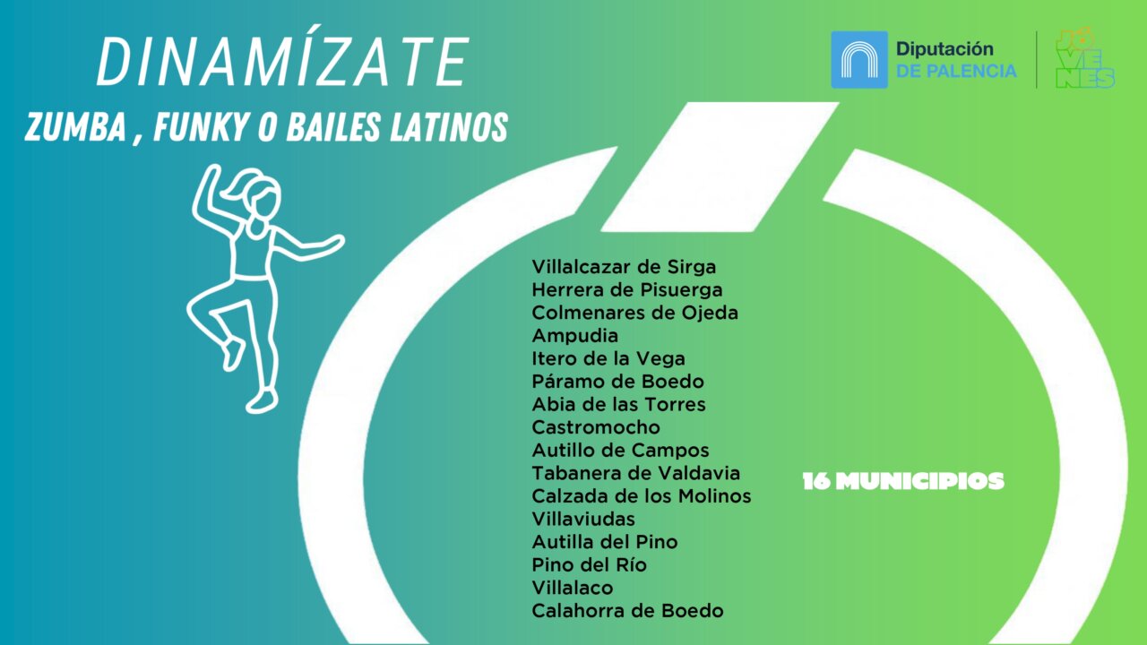 Cartel del programa de ocio juvenil de verano en Palencia