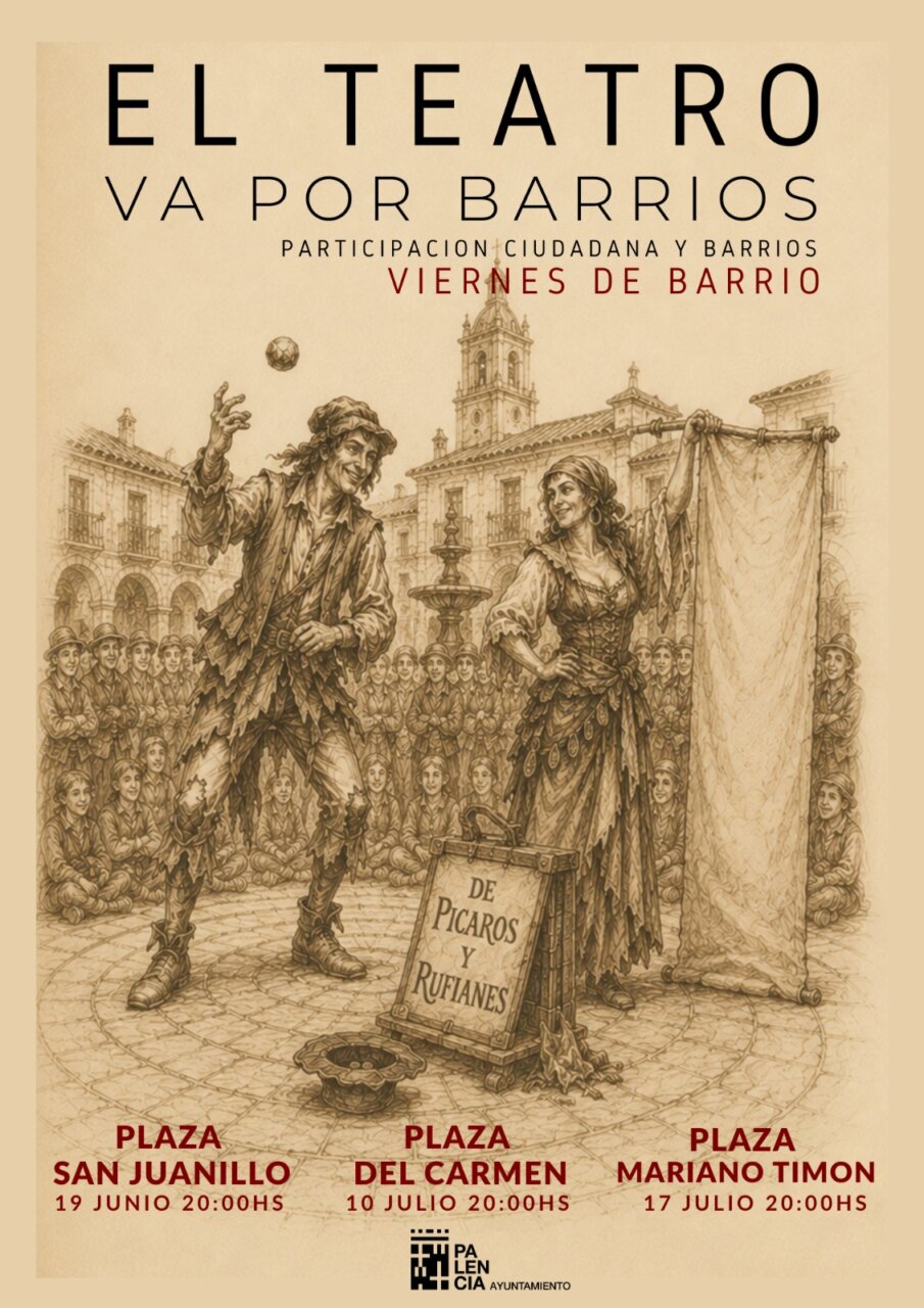 Cartel del espectáculo teatral De pícaros y rufianes en San Juanillo