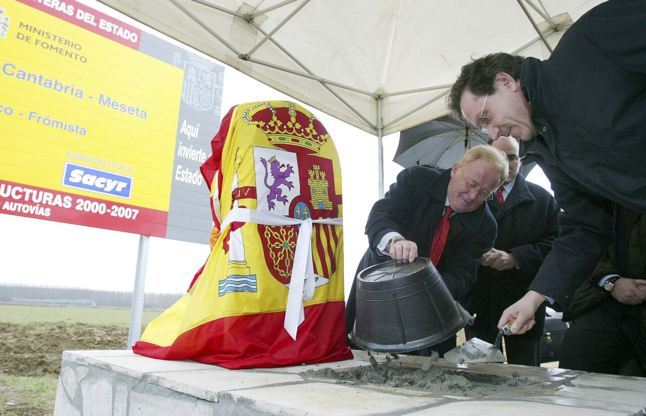 Ceremonia de inauguración de la autovía A-67 entre Palencia y Santander