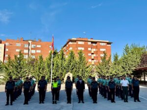 Ceremonia de bienvenida a nuevos guardias civiles en Palencia
