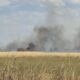 Incendio en Santervás de La Vega con helicópteros y bomberos trabajando