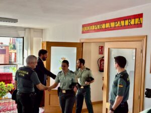 Acto de bienvenida a nuevos guardias civiles en Palencia