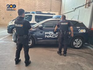 Agentes de la Policía Nacional en una escena de intervención policial