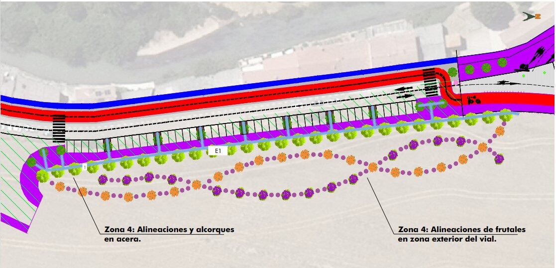 Diseño del nuevo acceso y urbanización en la avenida de Villallano en Aguilar de Campoo