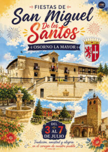Cartel de las fiestas de San Miguel de los Santos en Osorno