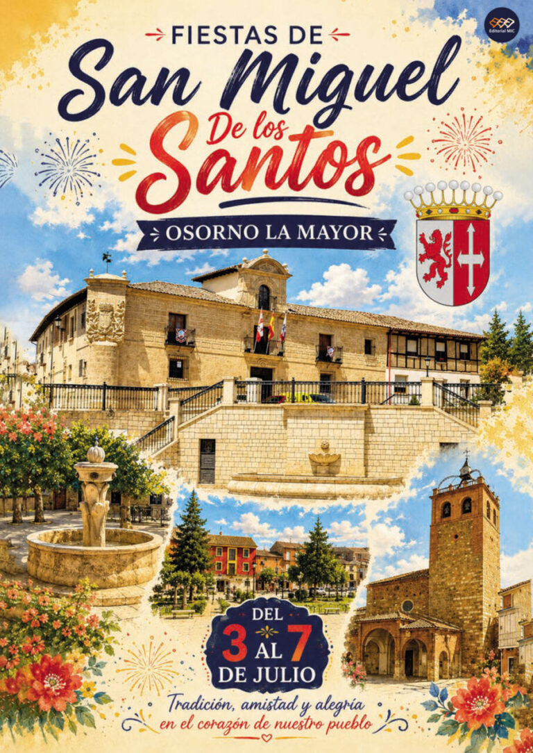 Cartel de las fiestas de San Miguel de los Santos en Osorno