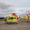 Helicóptero sanitario del Sacyl en una base de Palencia