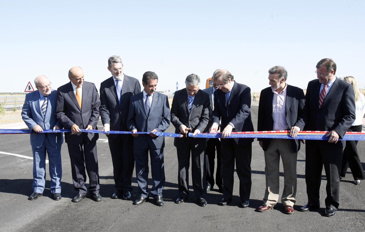 Inauguración de la autovía A-67 entre Palencia y Santander
