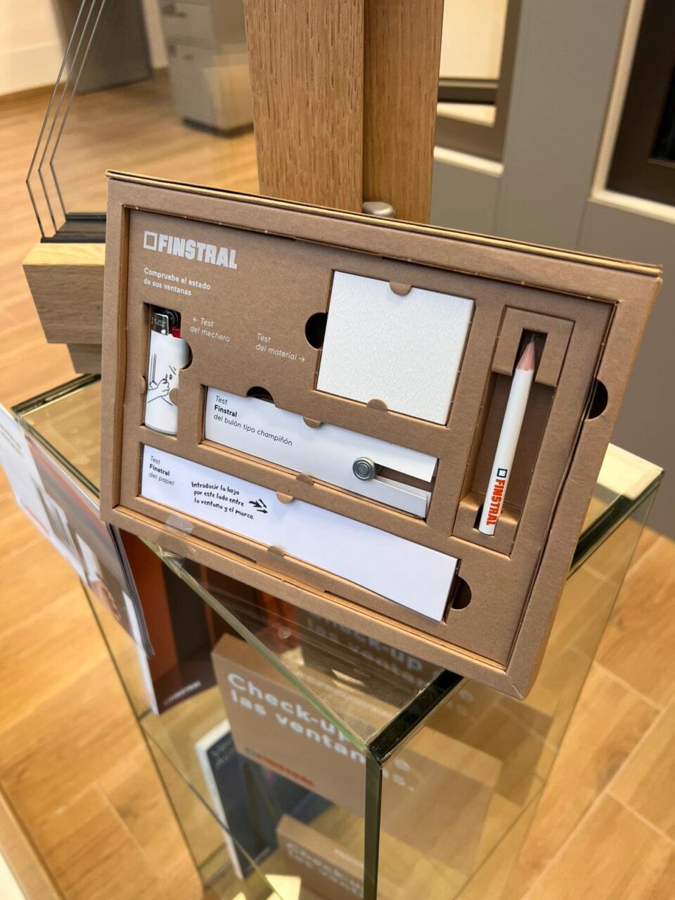 Kit de prueba para comprobar el estado de ventanas de Finstral