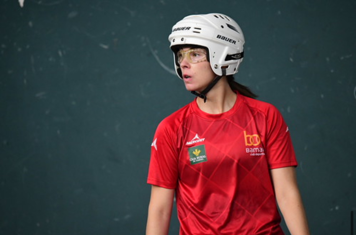 María Rodríguez en el Campeonato de España de Paleta Cuero Femenina
