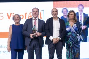 Entrega del Premio Vivofácil a Galletas Gullón en una gala