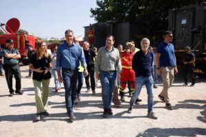 Reunión de Protección Civil en el Puesto de Mando Avanzado en Ávila