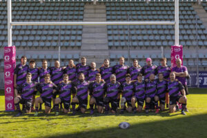 Equipo del Palencia Rugby Club con nuevo patrocinador Silicius