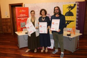 Presentación de las Rutas Bravistas en Palencia con carteles promocionales