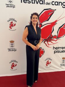 Zaida Fernández en el Festival del Cangrejo de Herrera de Pisuerga