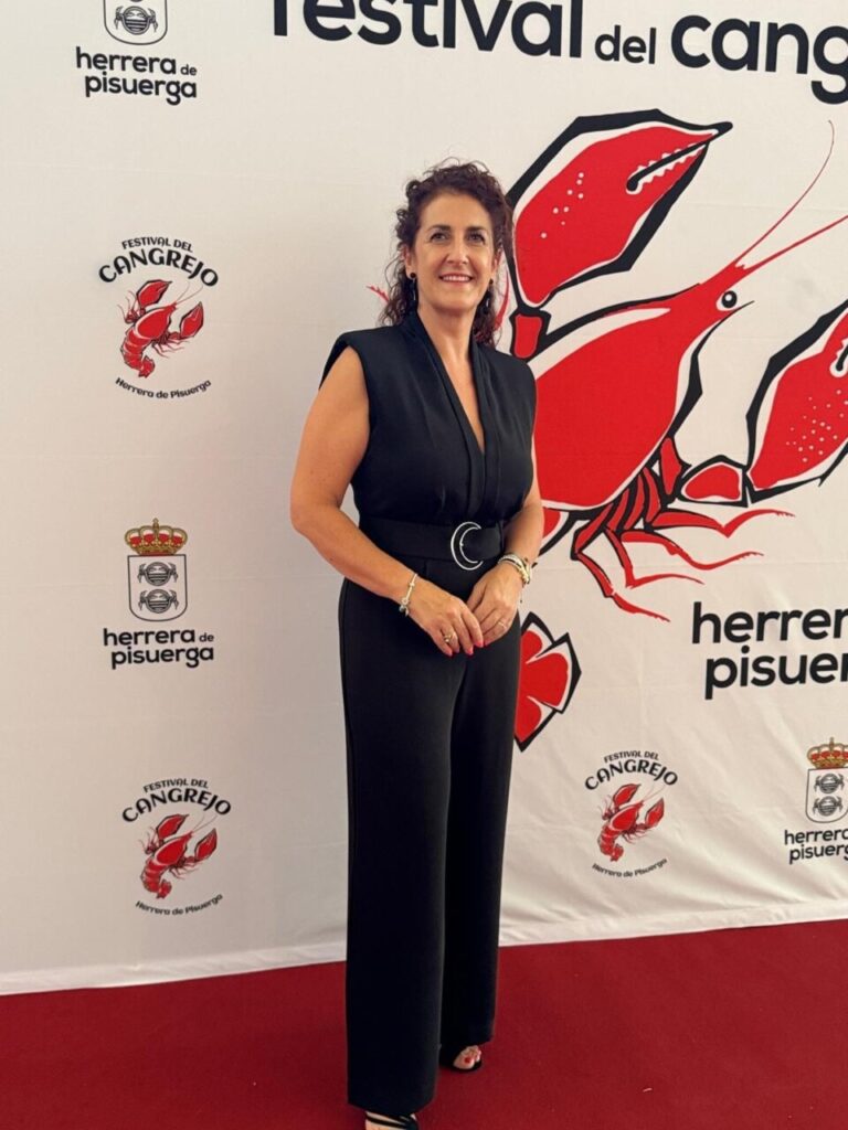 Zaida Fernández en el Festival del Cangrejo de Herrera de Pisuerga