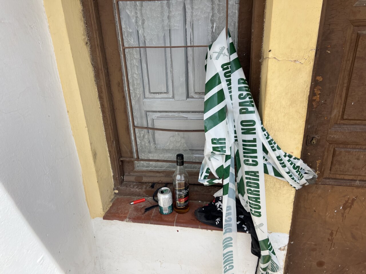 Escena del hallazgo de dos cadáveres en Veguellina de Órbigo