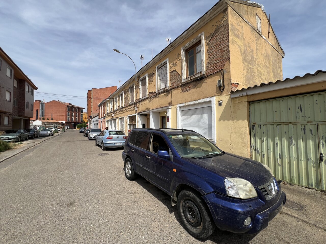 Calle en Veguellina de Órbigo donde se encontró un suceso trágico