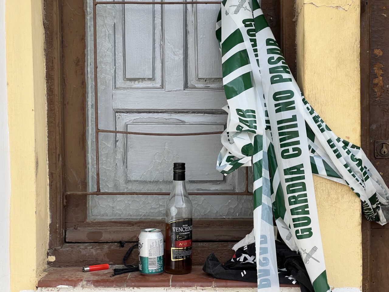 Escena del hallazgo de dos cadáveres en Veguellina de Órbigo