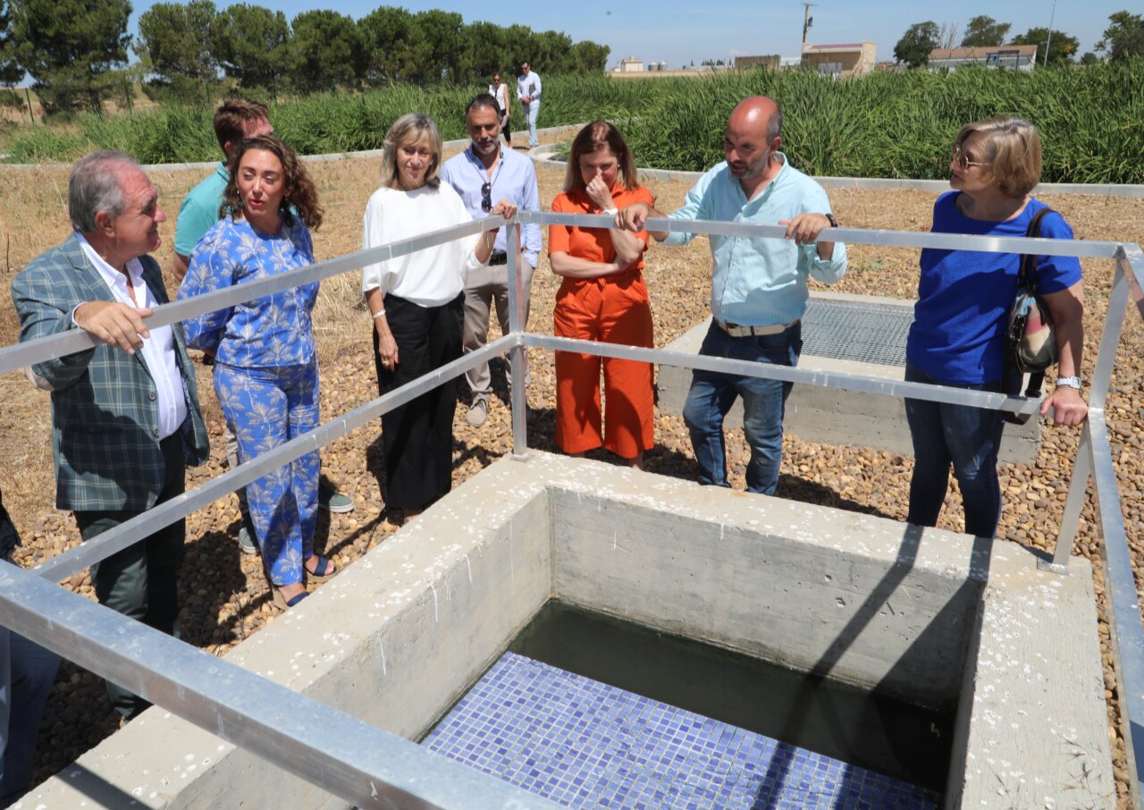 Visita a la nueva estación depuradora de aguas en Villada