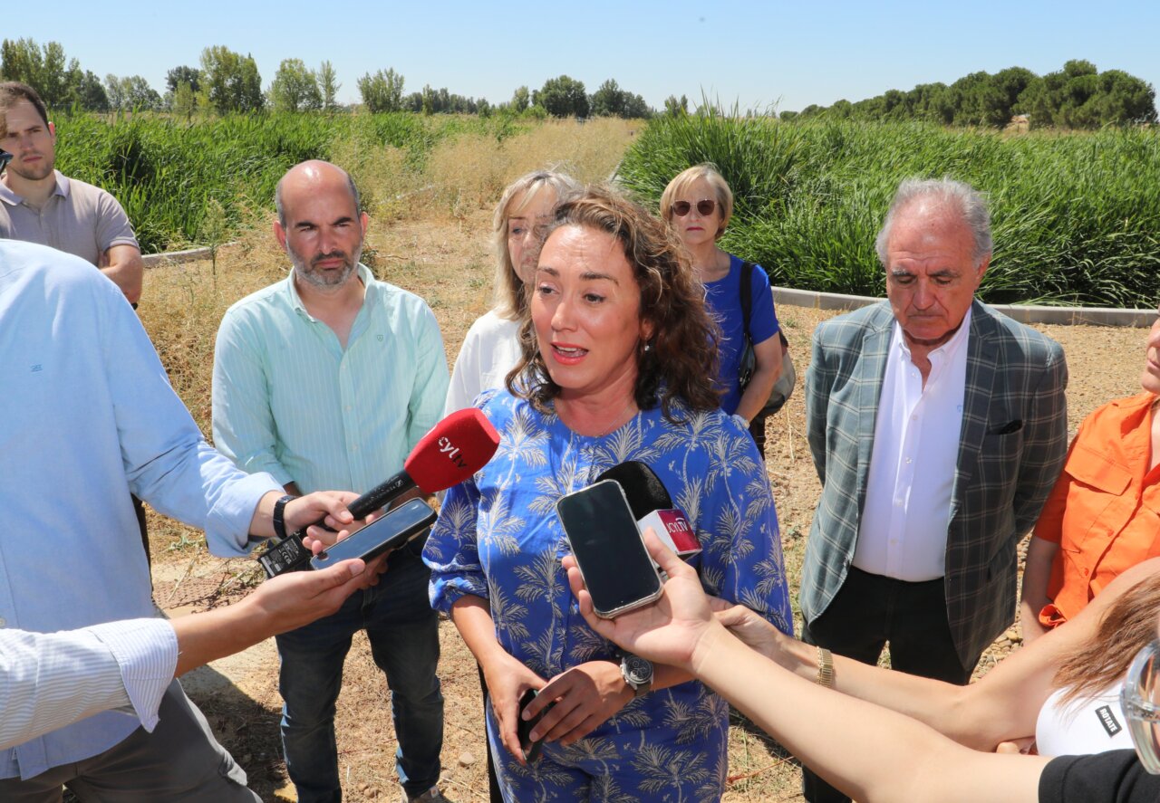 Visita a la nueva estación depuradora de aguas en Villada