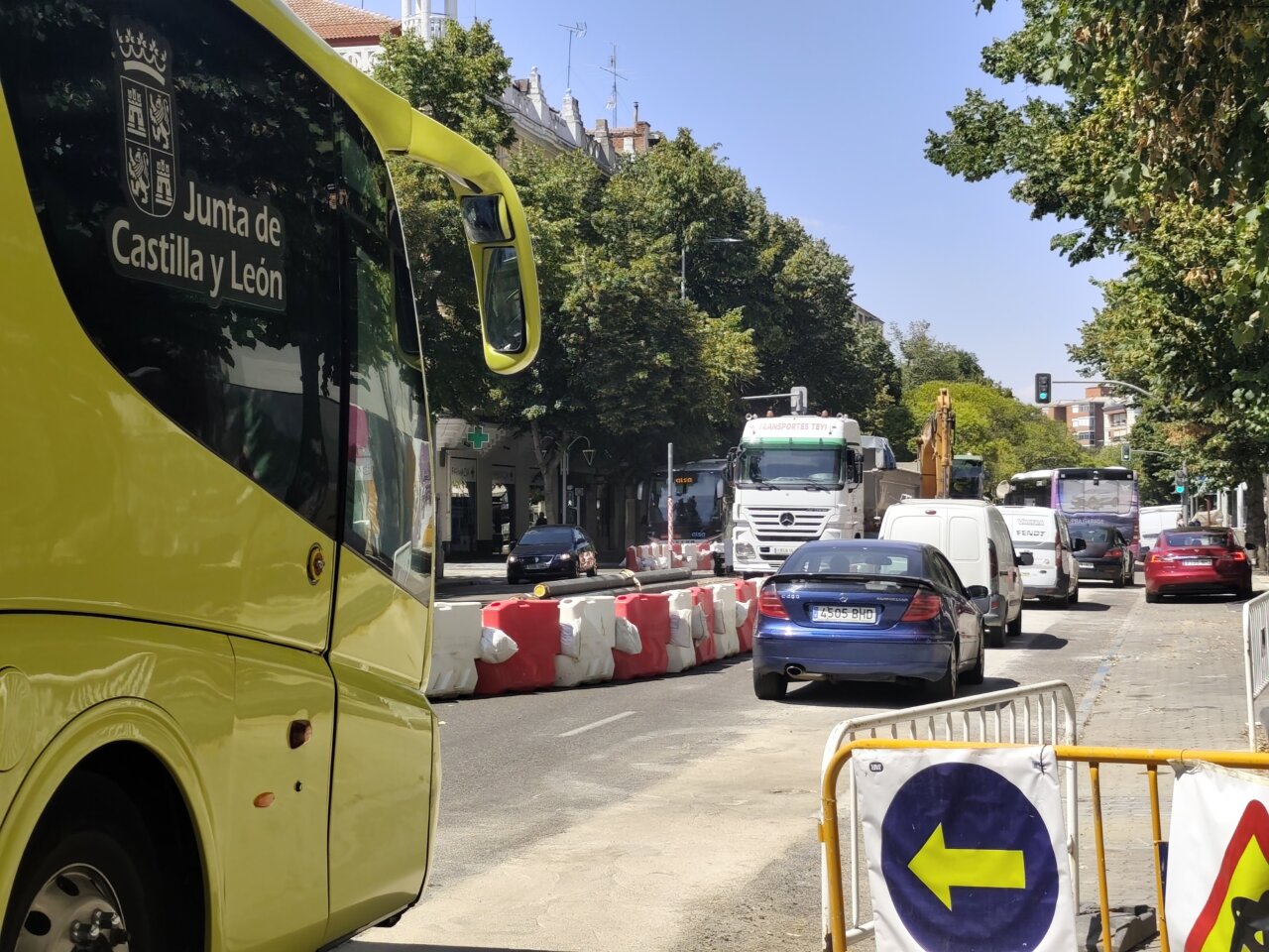 Obras en la avenida Casado del Alisal con tráfico restringido
