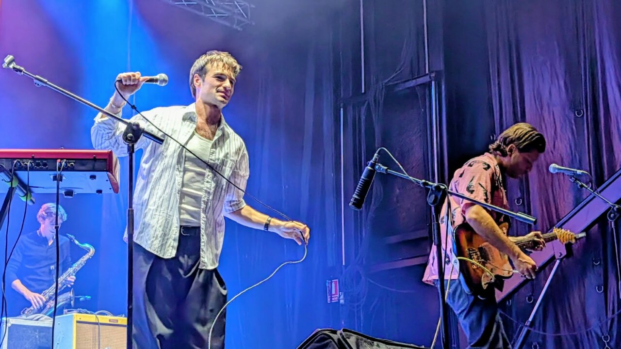 Doctor Velvet actuando en el festival de San Antolín en Palencia