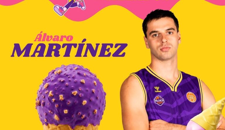 Álvaro Martínez, jugador de baloncesto del Palencia Baloncesto