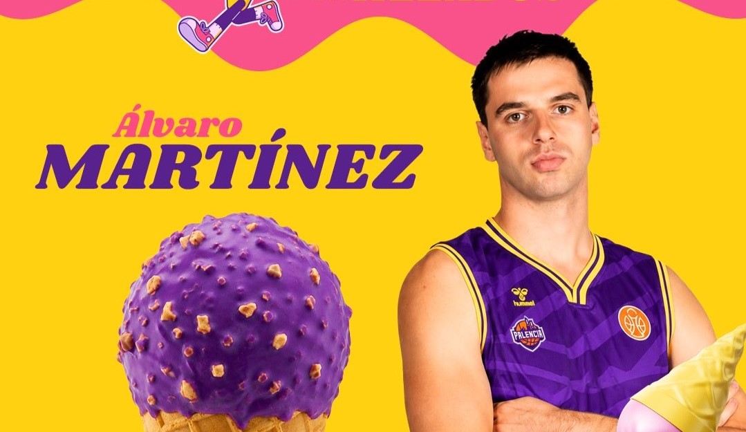 Álvaro Martínez, jugador de baloncesto del Palencia Baloncesto