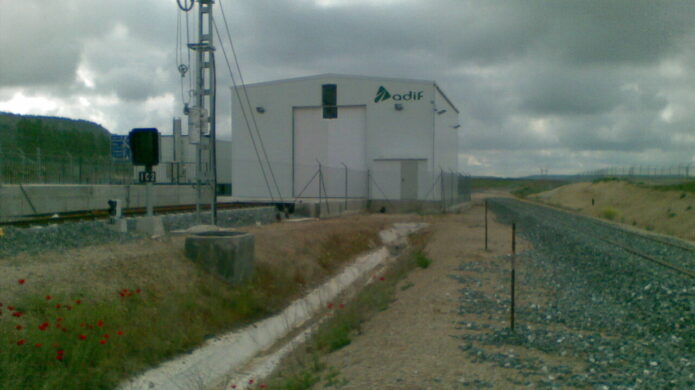 Instalaciones del cambiador de ancho de Villamuriel de Cerrato