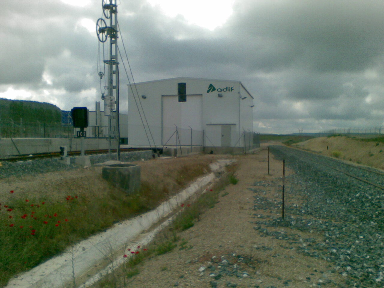 Instalaciones del cambiador de ancho de Villamuriel de Cerrato