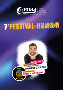 Cartel del 7º Festival del Humor con Rubén García y Molly Monkers