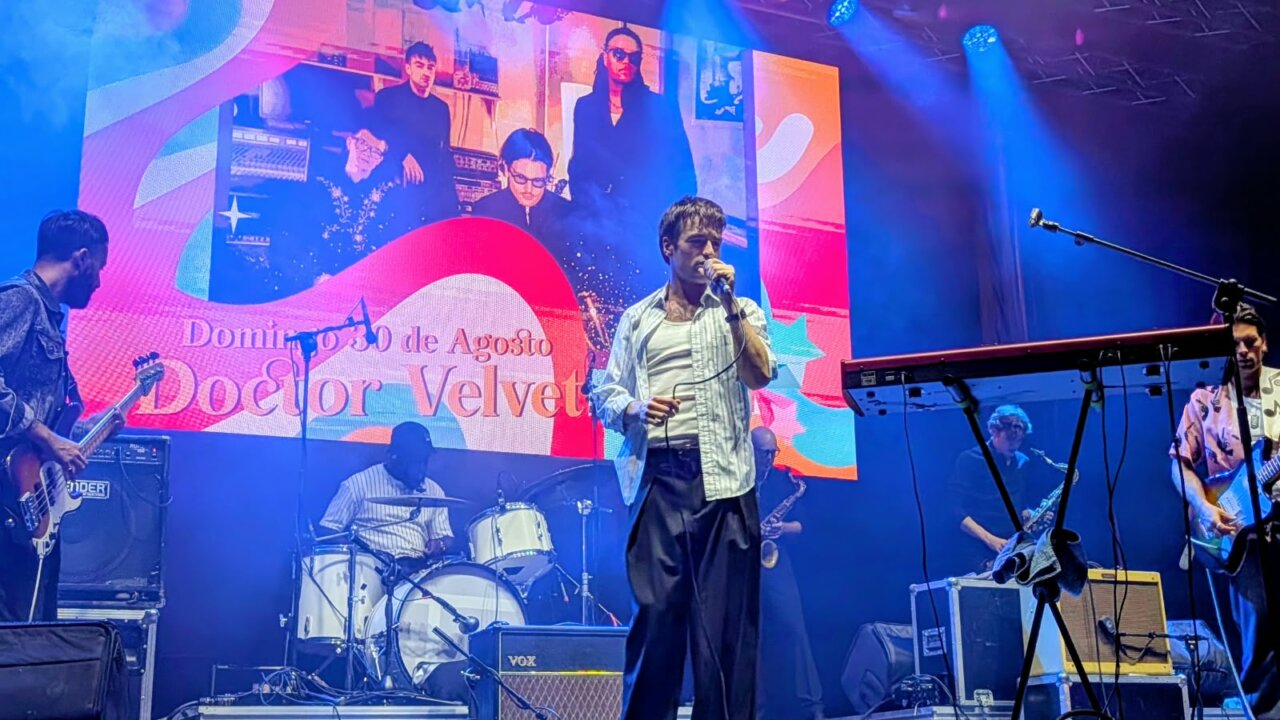 Actuación de Doctor Velvet en el festival San Antolín en Palencia