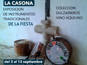 Instrumentos musicales tradicionales en exposición en Saldaña