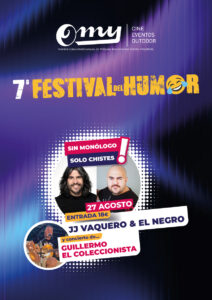 Cartel del 7º Festival del Humor con JJ Vaquero y Jesús el Negro