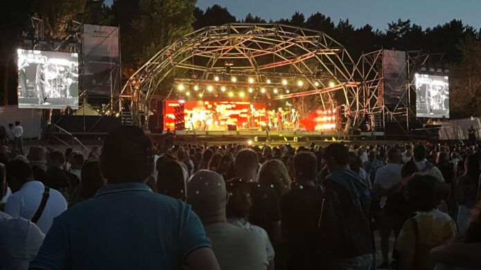 Concierto en el II Festival Música en la Montaña Palentina con gran afluencia de público.