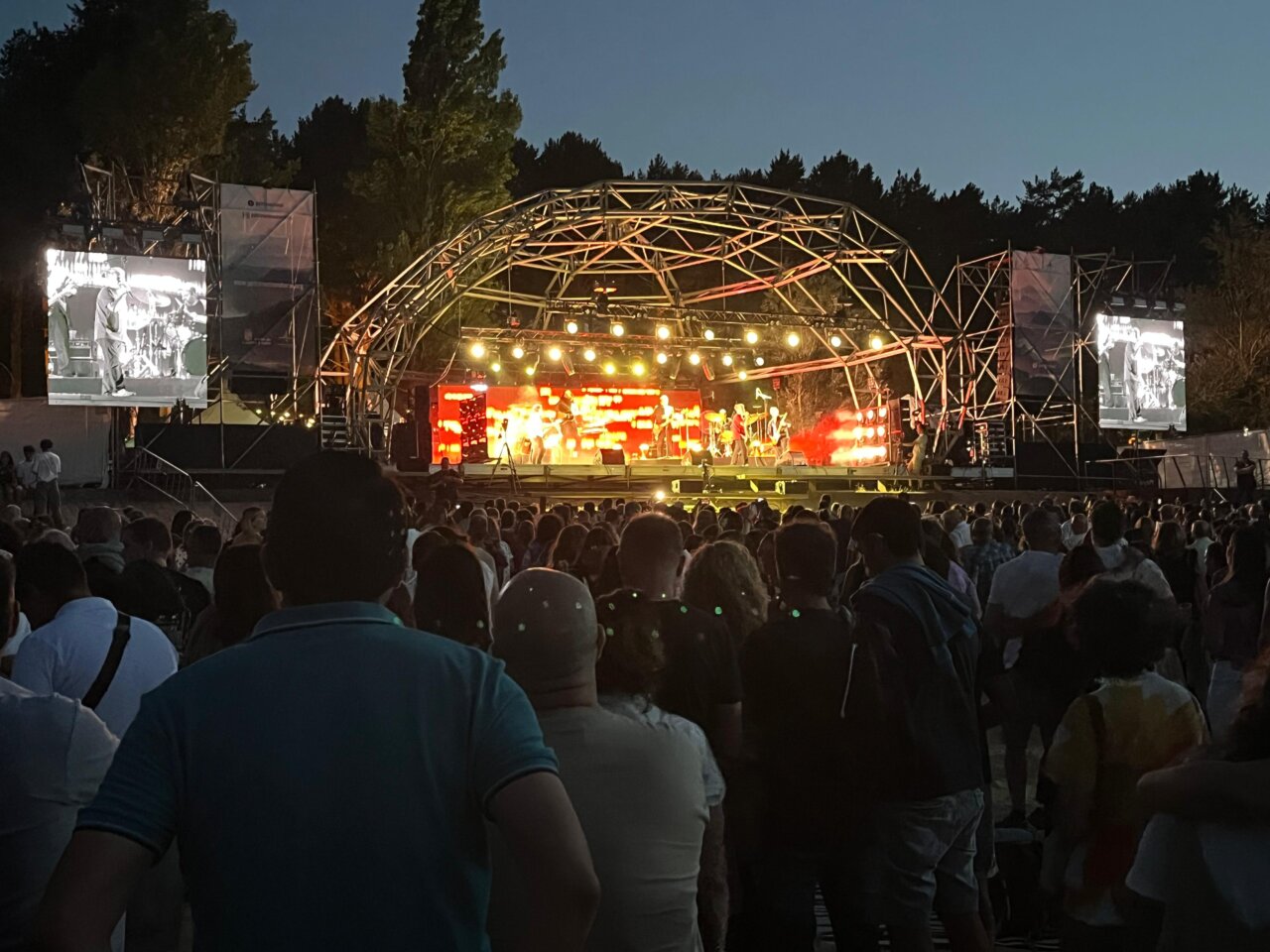 Concierto en el II Festival Música en la Montaña Palentina con gran afluencia de público.