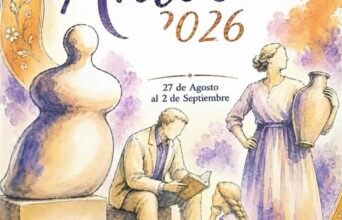 Cartel de las fiestas de San Antolín 2026 en Palencia con ilustraciones