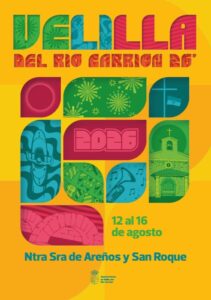 Cartel de las fiestas de Nuestra Señora de Areños en Velilla del Río Carrión