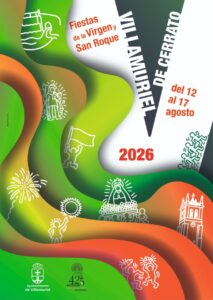 Cartel de las fiestas de la Virgen y San Roque en Villamuriel de Cerrato